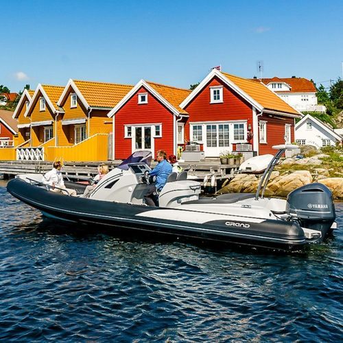 Embarcación neumática fueraborda - G850 - GRAND Inflatable Boats - semirrígida / open / con consola central