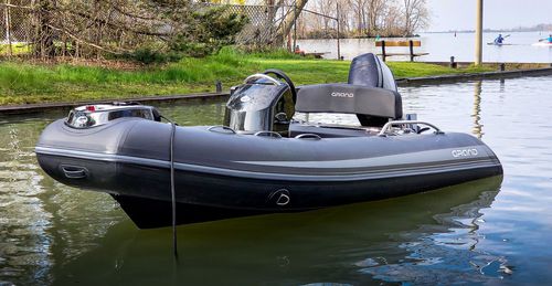 Embarcación neumática fueraborda - G380 - GRAND Inflatable Boats - semirrígida / open / con consola lateral