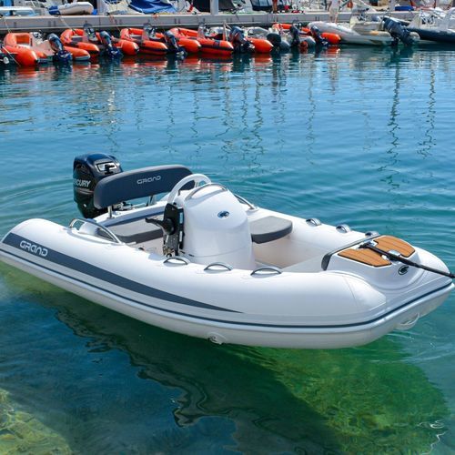 Embarcación neumática fueraborda - G340 - GRAND Inflatable Boats - semirrígida / open / con consola lateral