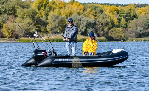 Embarcación neumática fueraborda - S370N - GRAND Inflatable Boats - semirrígida / open / con consola jockey