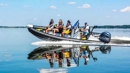 Barco profesional barco de vigilancia - D600 - GRAND Inflatable Boats - embarcación de apoyo al buceo / embarcación de servicio / fueraborda