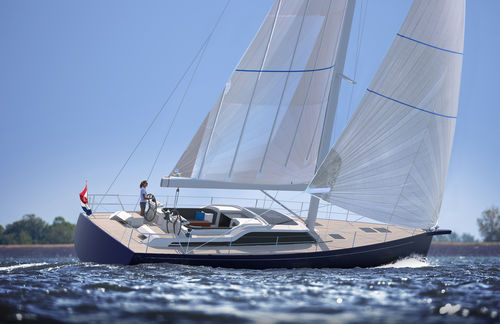 Yate de vela de crucero - 50CS - Contest Yachts - con 3 camarotes / con popa abierta / con bauprés