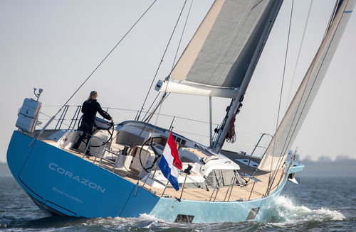 Velero de crucero - 49CS - Contest Yachts - con 4 camarotes / con bauprés / con doble rueda de timón