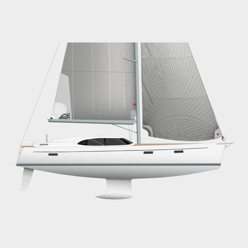 Velero de crucero - 500 DS - Nordship - con 4 camarotes / con deck saloon / con bauprés