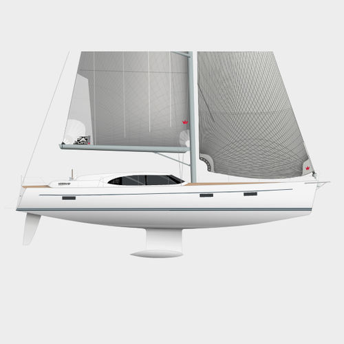 Yate de vela de crucero - 570 DS - Nordship - con 4 camarotes / con deck saloon / con bauprés