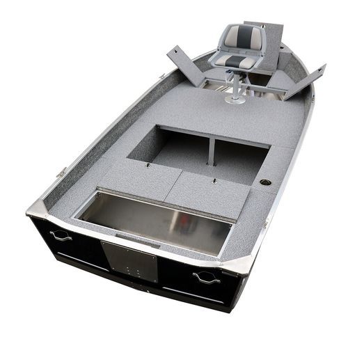Bass boat fueraborda - 450 Bass - MARINE - open / de pesca / de aluminio