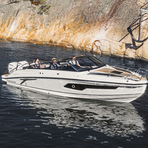 Cabin-cruiser fueraborda - T9 - Finnmaster Boats Oy - bimotor / open / con doble consola