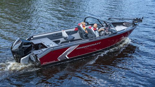 Bay boat fueraborda - PLATINUM SE 227 - Bateaux Princecraft - de gas / con doble consola / open