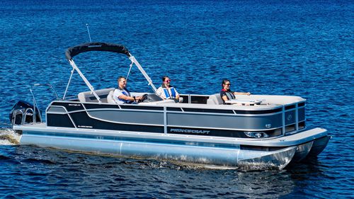Barco pontón fueraborda - VECTRA® 25 RL - Bateaux Princecraft - tri-tube / open / de deporte