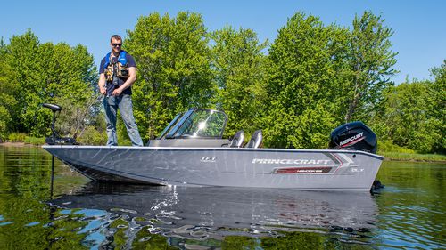 Bay boat fueraborda - NANOOK® 168 DLX WS - Bateaux Princecraft - de gas / con doble consola / open
