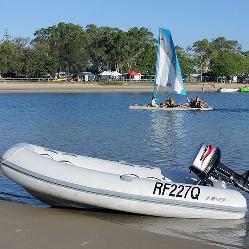 Embarcación neumática fueraborda - 10 UL - AB Inflatables - semirrígida / open / de aluminio