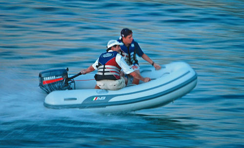 Embarcación neumática fueraborda - 8 VL  - AB Inflatables - semirrígida / open / para la pesca