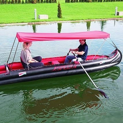 Toldo para barco - SPEED - Grabner GMBH, Austria - para canoa y kayak / estructura de aluminio / de poliéster
