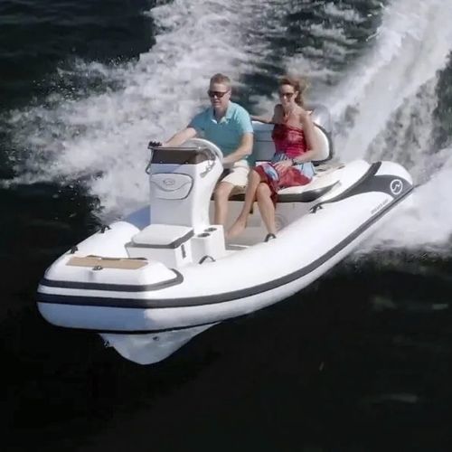 Embarcación neumática fueraborda - Generation 14 LTE - Walker Bay Boats - RIB / open / con consola lateral