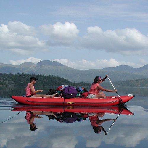 Canoa hinchable - C42 Whakapapa - Incept - de travesía para larga distancia / 3 plazas / de poliéster