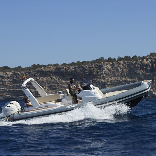 Embarcación neumática fueraborda - CLUBMAN 28 - Joker Boat - bimotor / semirrígida / open