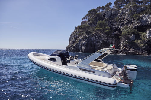Embarcación neumática fueraborda - CLUBMAN 35 - Joker Boat - bimotor / semirrígida / open