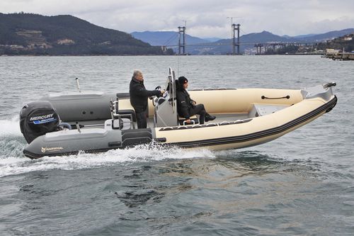 Barco profesional barco de vigilancia - HD-670 - Narwhal - embarcación de apoyo al buceo / barco de investigación científica / fueraborda