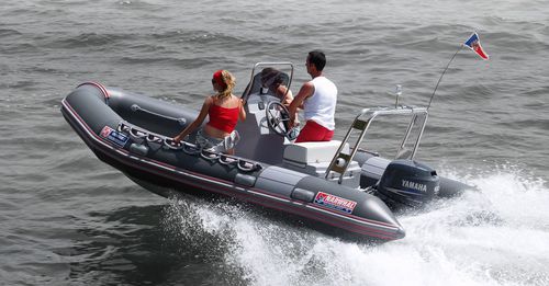 Barco profesional barco de salvamento - HD-450  - Narwhal - fueraborda / embarcación neumática semirrígida