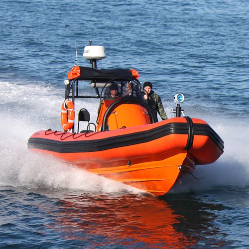 Barco profesional barco de salvamento - FRB-700  - Narwhal - hidrojet intraborda / diésel / embarcación neumática semirrígida