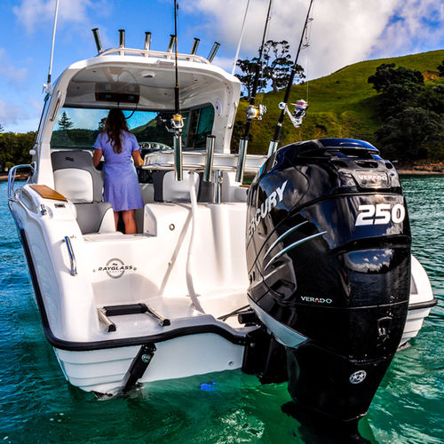 Cabin-cruiser fueraborda - LEGEND 2350 - Rayglass Boats - diésel / con hard-top / de pesca deportiva