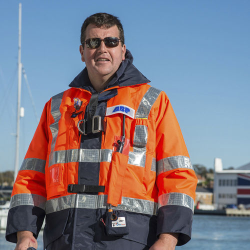 Chaqueta de uso profesional - Mariner Level 150 - Seasafe Systems Ltd - estanca / transpirable / con chaleco salvavidas hinchable incorporado