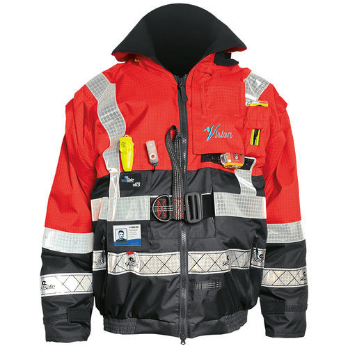 Chaqueta de uso profesional - Explorer Vision - Seasafe Systems Ltd - estanca / con chaleco salvavidas hinchable incorporado / transpirable