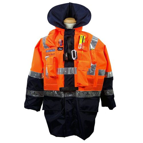 Chaqueta de uso profesional - TC180 - Seasafe Systems Ltd - estanca / transpirable / con chaleco salvavidas hinchable incorporado