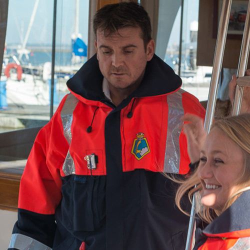 Chaqueta de uso profesional - Sea Explorer Level 50 - Seasafe Systems Ltd - estanca / transpirable / con chaleco salvavidas hinchable incorporado