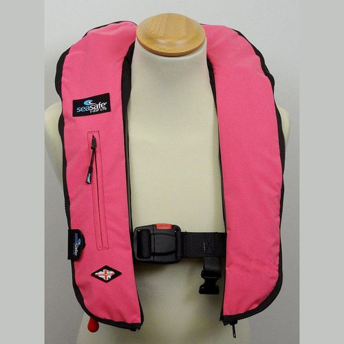 Chaleco salvavidas inflable - I-Zip – Hot Pink - Seasafe Systems Ltd - 170 N / ISO 12402-3 / ISO12401