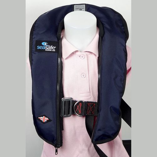 Chaleco salvavidas inflable - Navy - Seasafe Systems Ltd - 150 N / ISO 12402-3 / ISO12401