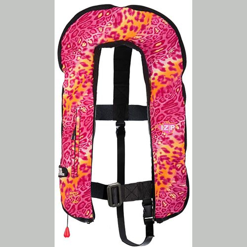 Chaleco salvavidas inflable - I-Zip – Pink Animal - Seasafe Systems Ltd - 170 N / ISO 12402-3 / ISO12401
