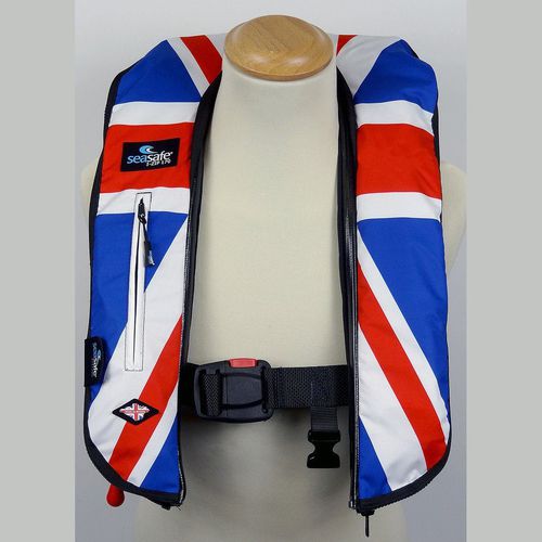 Chaleco salvavidas inflable - I-Zip – Union Jack - Seasafe Systems Ltd - 170 N / ISO 12402-3 / ISO12401