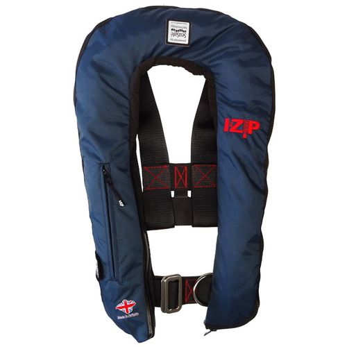 Chaleco salvavidas inflable - I-Zip – Navy - Seasafe Systems Ltd - 170 N / ISO 12402-3 / ISO12401