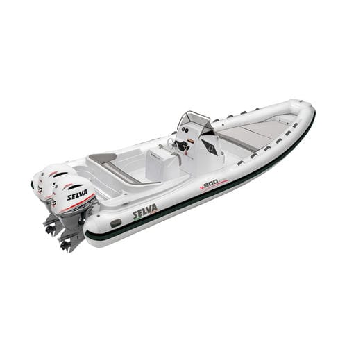 Embarcación neumática fueraborda - D.800  - Selva Marine - Ribs - bimotor / semirrígida / con consola central