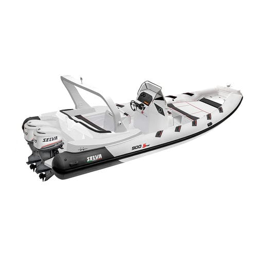 Embarcación neumática fueraborda - D.900 SPECIAL  - Selva Marine - Ribs - bimotor / semirrígida / con consola central