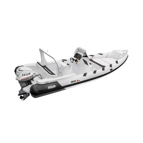 Embarcación neumática fueraborda - D.800 SPECIAL - Selva Marine - Ribs - semirrígida / con consola central / open