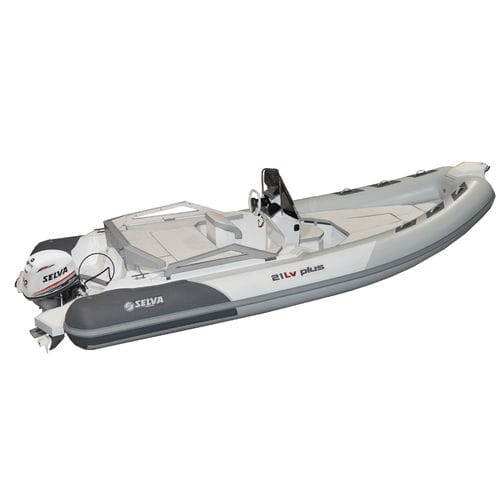Embarcación neumática fueraborda - 21 LV PLUS - Selva Marine - Ribs - semirrígida / con consola central / open