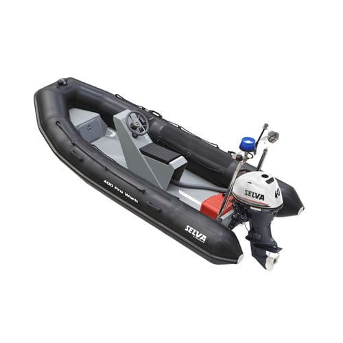 Barco profesional barco de trabajo - 400 PRO - Selva Marine - Ribs - fueraborda / con casco rígido