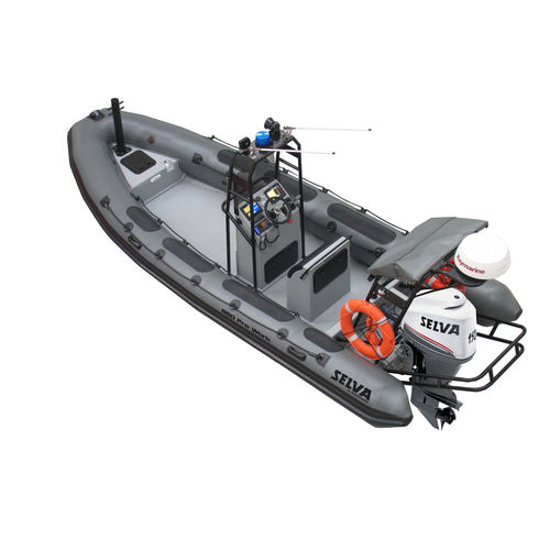 Barco profesional barco de vigilancia - 660 PRO - Selva Marine - Ribs - barco de trabajo / fueraborda / con casco rígido