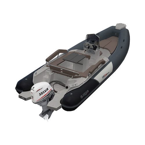 Embarcación neumática fueraborda - 19 LV PLUS ULTRA - Selva Marine - Ribs - semirrígida / open / con consola central