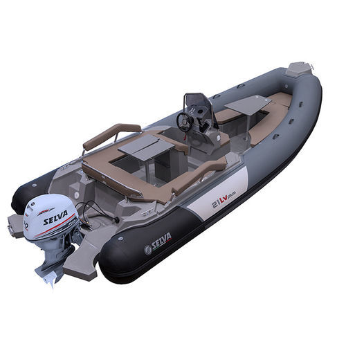 Embarcación neumática fueraborda - 21 LV PLUS ULTRA - Selva Marine - Ribs - semirrígida / open / con consola central