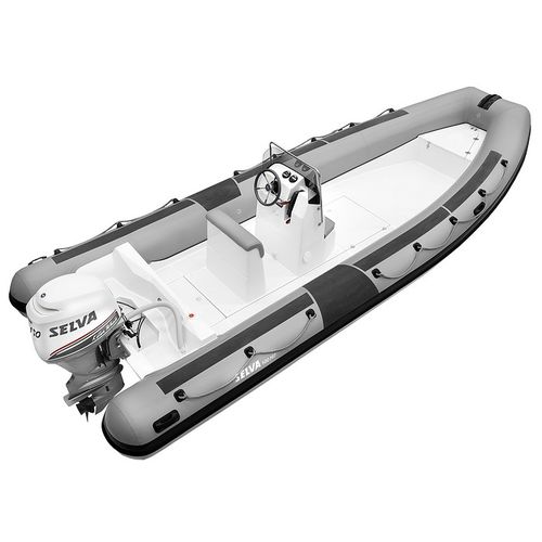 Barco profesional barco utilitario - 700 PRO - Selva Marine - Ribs - fueraborda / embarcación neumática semirrígida