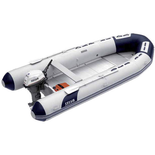 Embarcación neumática fueraborda - PA 430 ALU - Selva Marine - Ribs - plegable / open / 8 personas máx.