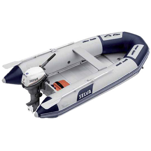 Embarcación neumática fueraborda - PA 390 ALU - Selva Marine - Ribs - plegable / open / de aluminio