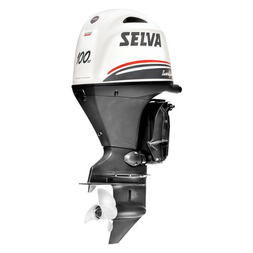 Motor fueraborda - SWORDFISH 100XS E.F.I. - Selva Outboard Motors - gasolina / para barco profesional / refrigerado por agua