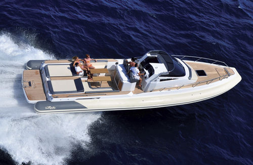 Embarcación neumática intraborda - Prince 43 luxury - Nuova Jolly - bimotor / semirrígida / con consola central