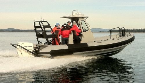 Barco profesional barco de vigilancia - TITAN T220 - Titan - fueraborda / embarcación neumática semirrígida
