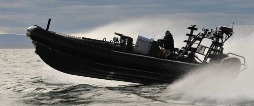 Barco profesional barco de vigilancia - TITAN 249XL - Titan - fueraborda / embarcación neumática semirrígida