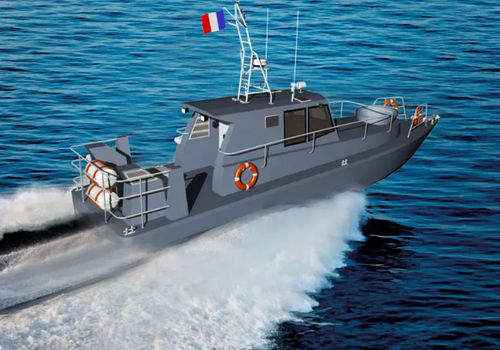 Barco profesional barco de vigilancia - INTERCEPT 48 - Chantiers Allais - hidrojet intraborda / de aluminio